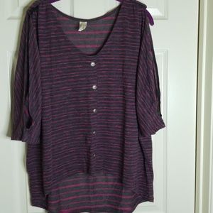 🐰🐇Gray and pink top